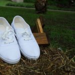 how to bleach white sneakers