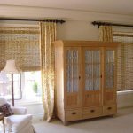 рулонные шторы из бамбуковой соломки