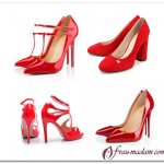 what to wear with red shoes