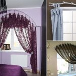 curtains and tulle without cornice decoration