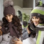 Stylish sets: hat and scarf