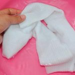 Washing white socks