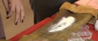 Dry cleaning of sheepskin coats